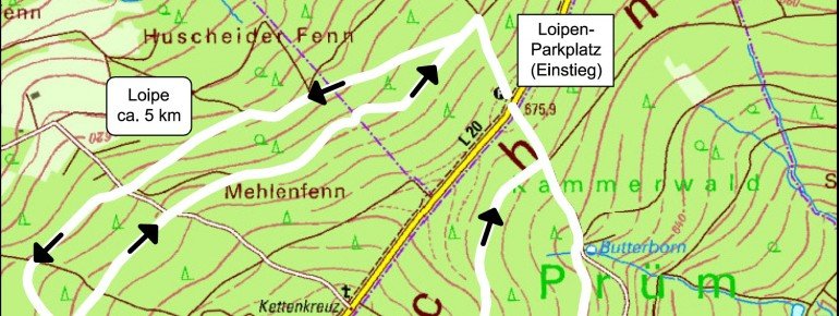 Loipenplan Prüm