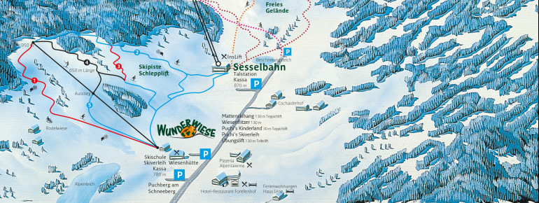 Loipenplan Puchberg am Schneeberg