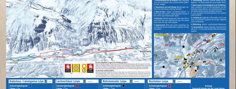 Trail Map Rauris Valley