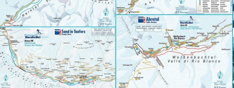 Loipenplan Tauferer Ahrntal