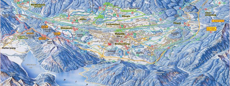 Loipenplan Naturparkregion Reutte