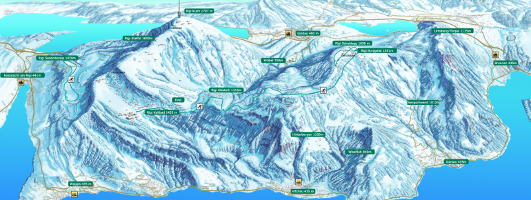 Loipenplan Rigi
