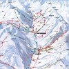 Plan der Loipen (rosa gestrichelt) und Winterwanderwege.