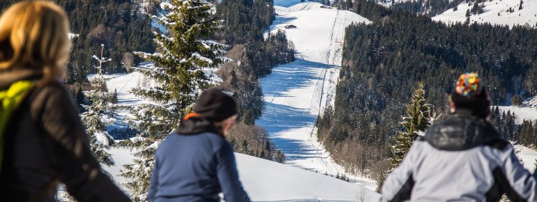 Ein rund 80 Kilometer langes Loipennetz erstreckt sich über das Saalachtal.