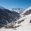 Blick hinunter auf Sammaun-Laret