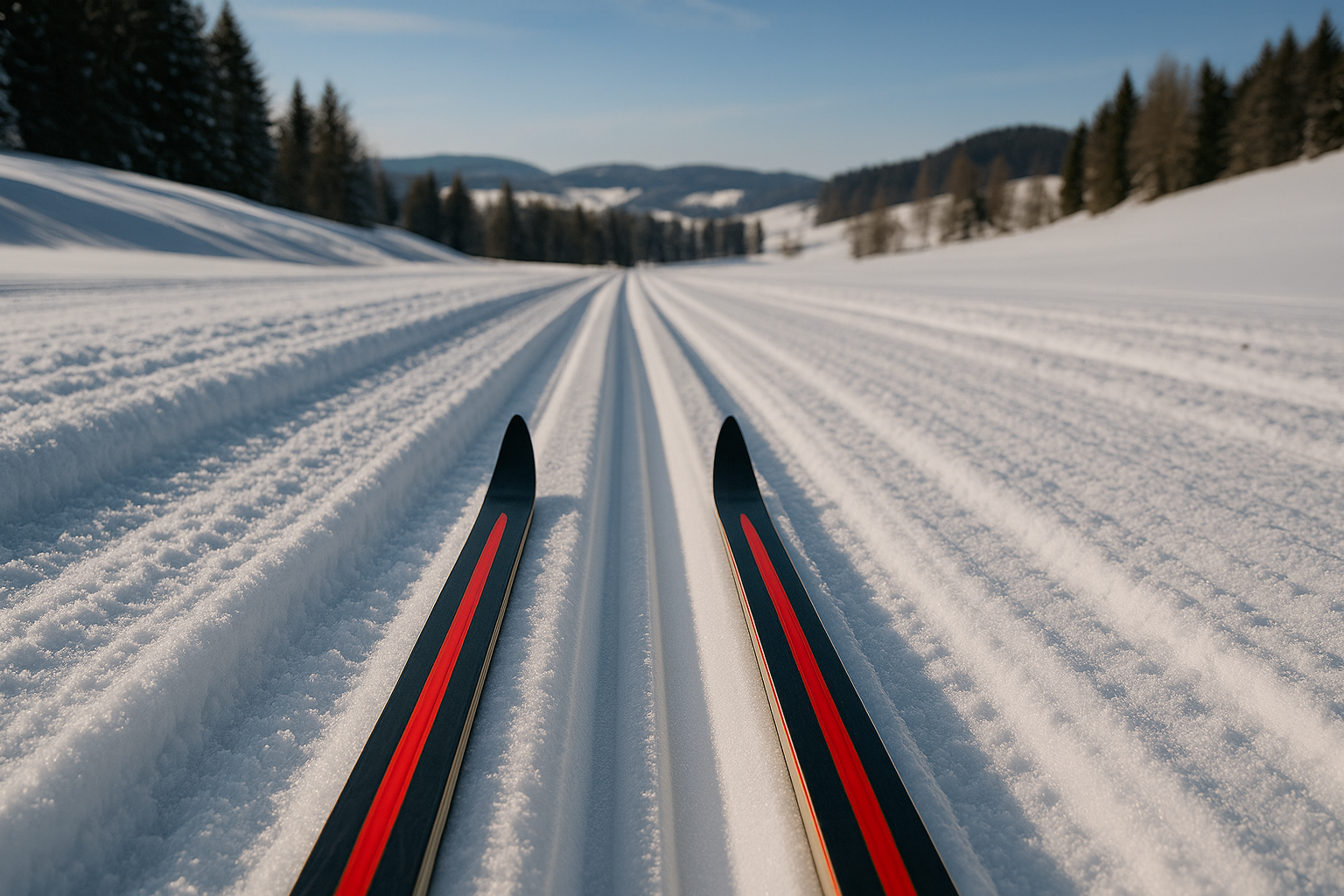 Die Loipen in Sandl sind kostenlos befahrbar.