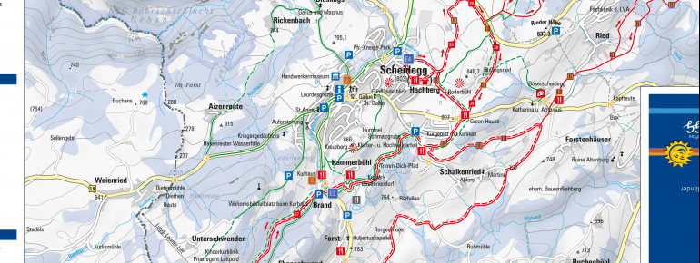 Loipenplan Scheidegg