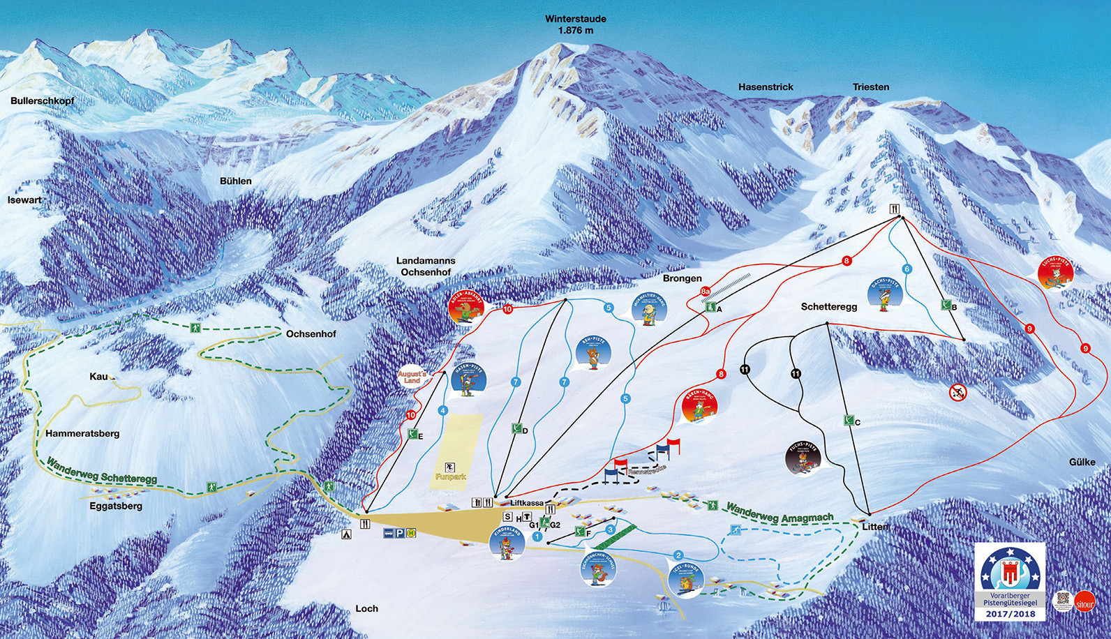 Loipenplan Schetteregg