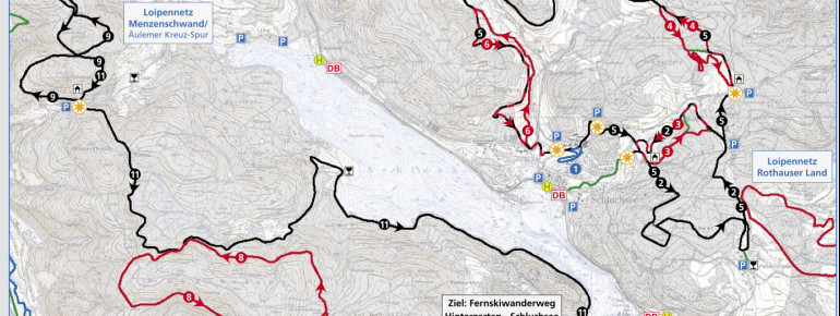 Loipenplan Schluchsee