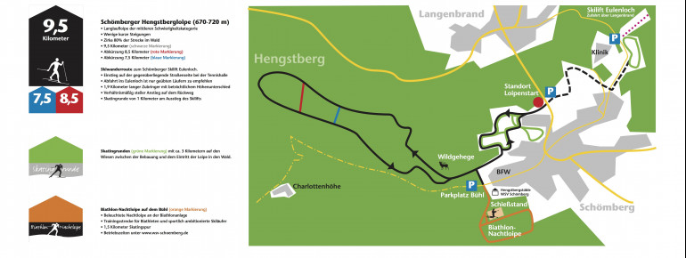 Loipenplan Schömberg