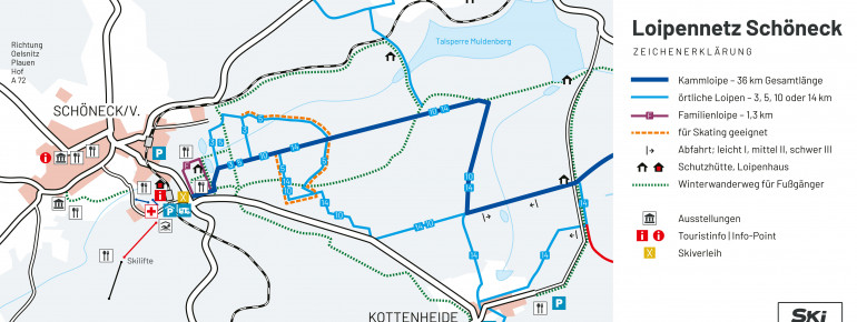 Loipenplan Schöneck