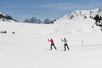 Die Langlaufregion Drei-Zinnen gehört zum Dolomiti Nordicski Verbund.