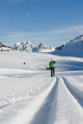 Das Loipennetz Drei-Zinnen erstreckt sich von Sexten über Innichen und Toblach bis Niederdorf und Prags.