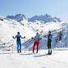 Schneesichere Loipen erwarten dich auf der Silvretta-Bielerhöhe.