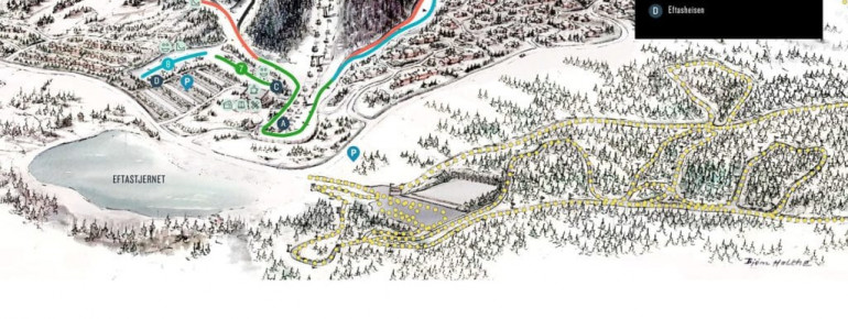 Loipenplan Sjusjoen