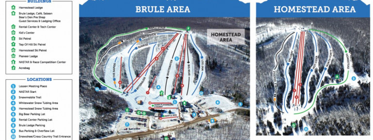 Loipenplan Ski Brule