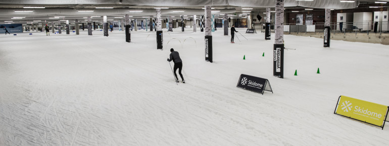 Loipenplan Skihalle Skidome Göteborg