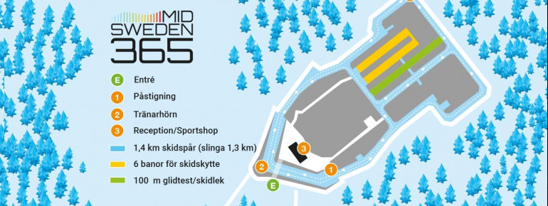 Loipenplan Skitunnel MidSweden 365