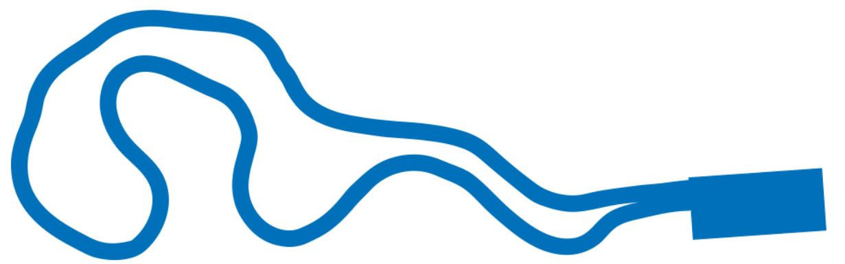 Streckenverlauf im Skitunnel Torsby