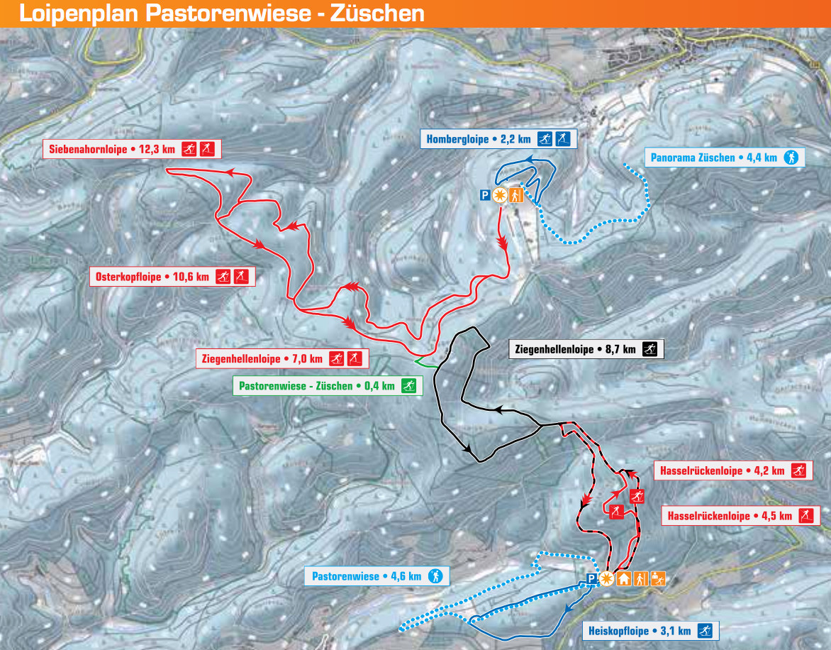 Loipenplan Züschen