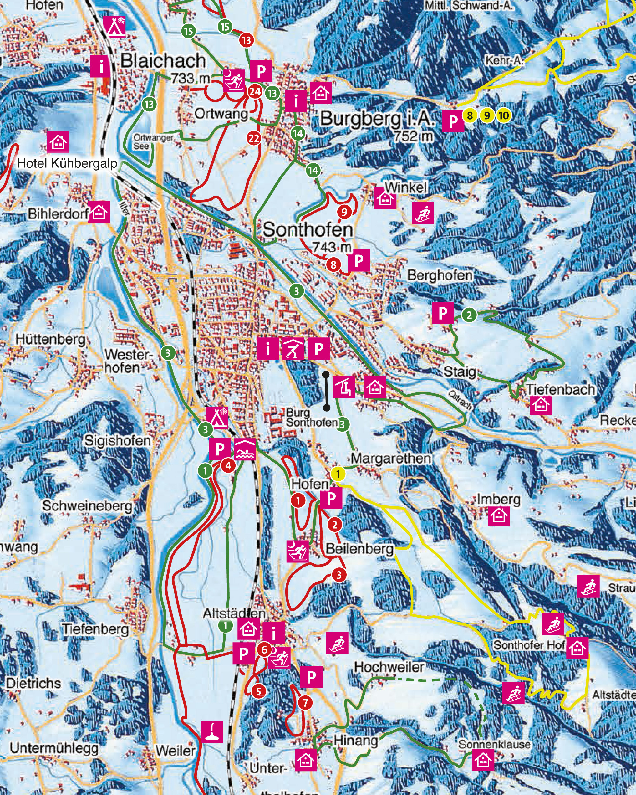 Loipenplan Sonthofen