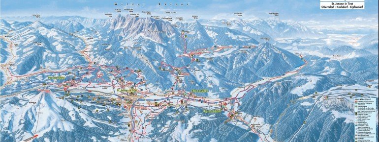 Loipenplan Kitzbüheler Alpen