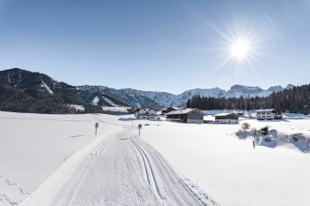 Dorfloipe in Steinberg am Rofan - Langlaufen am "schönsten Ende der Welt"