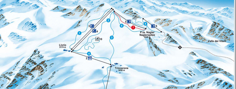 Loipenplan Stilfser Joch