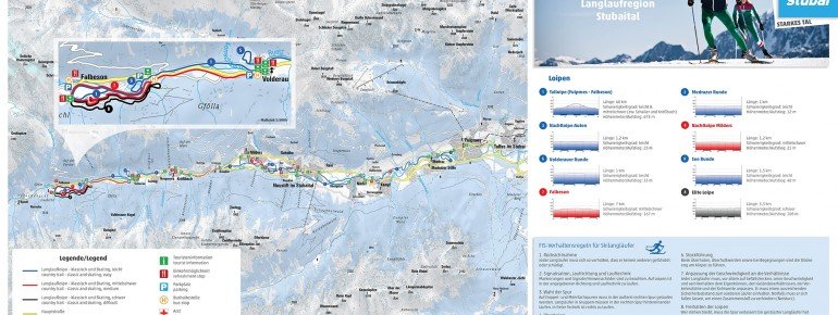 Loipenplan Stubaital