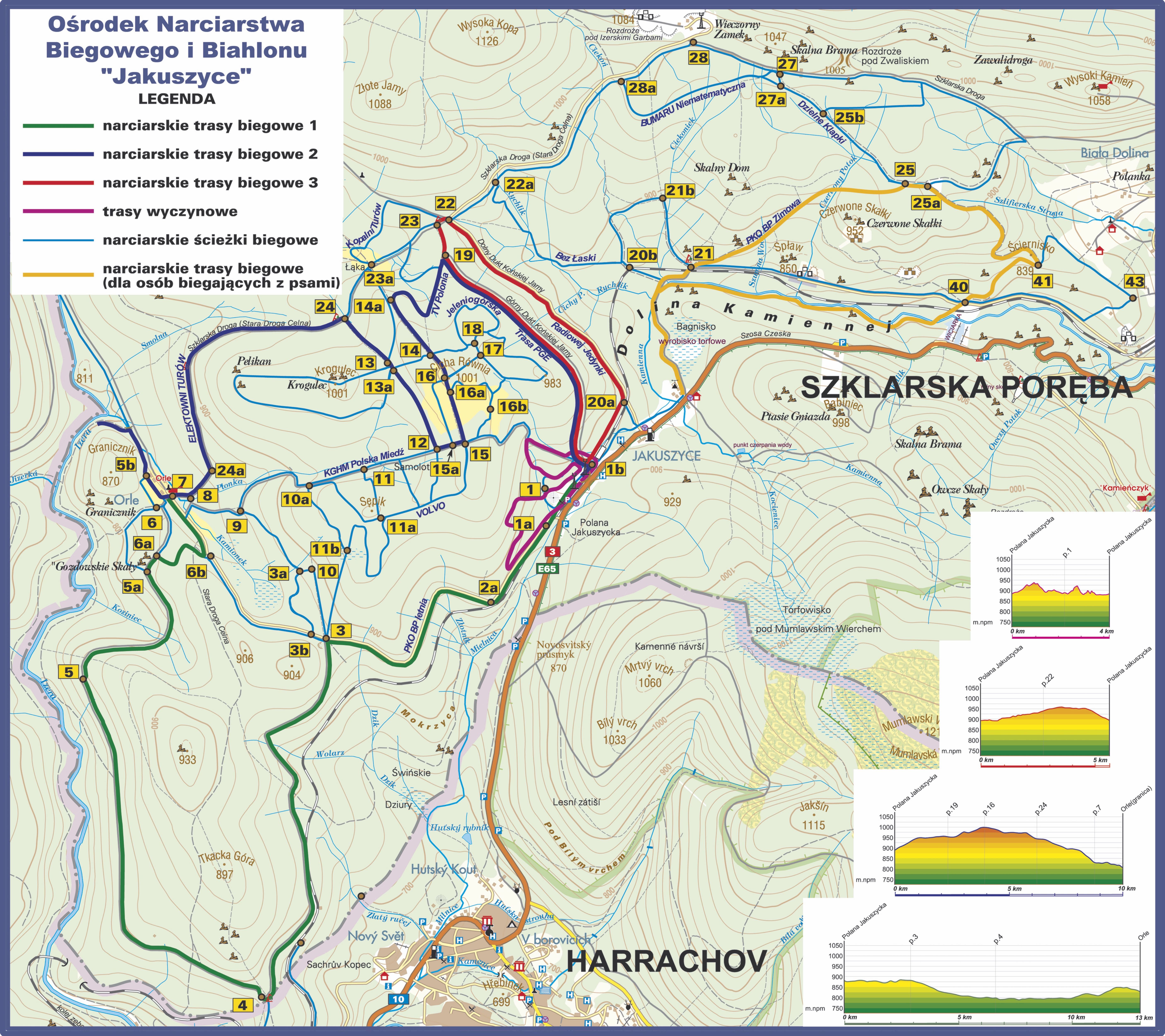 Loipenplan Szklarska Poręba