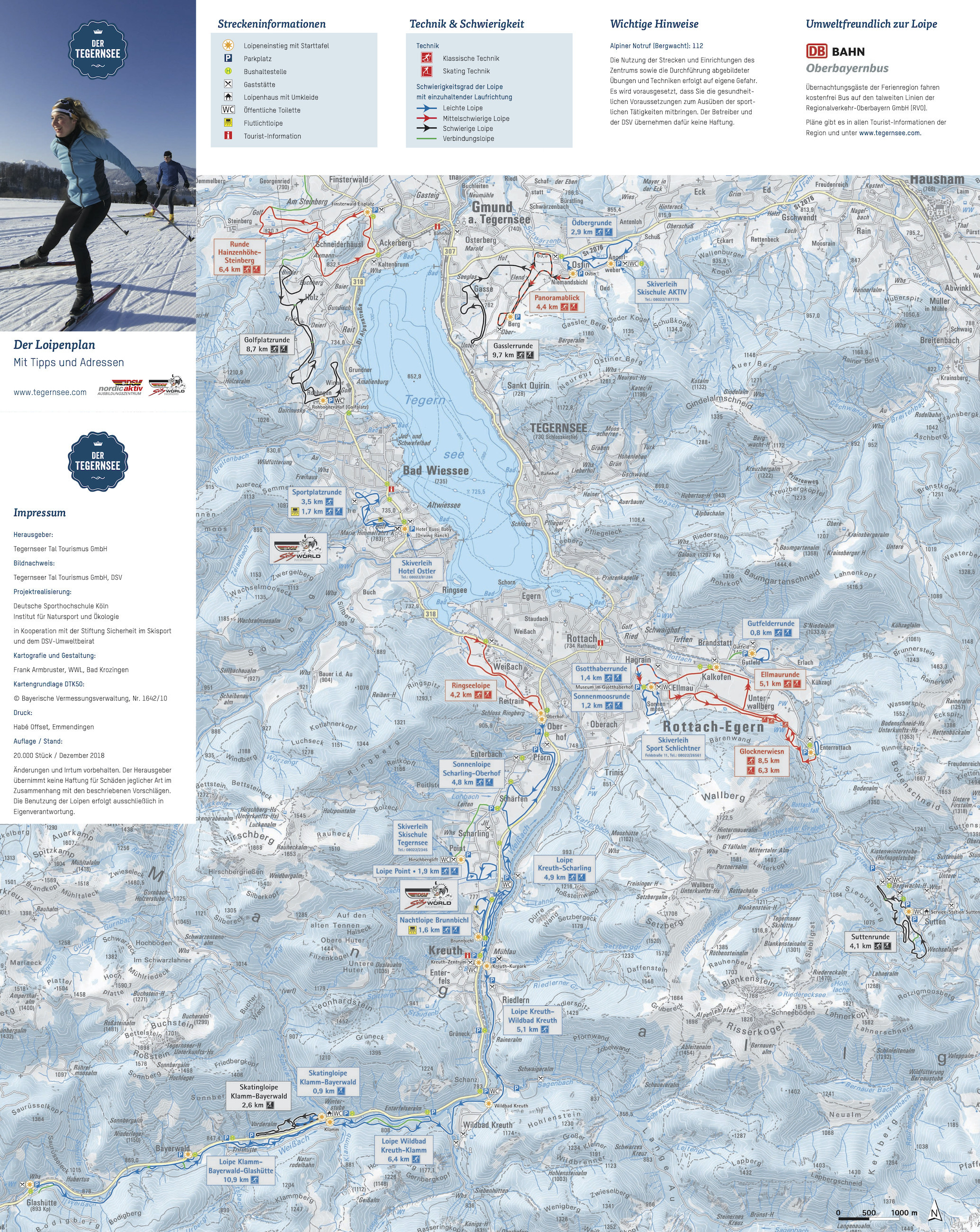 Loipenplan Tegernsee