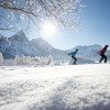 Auf der Rundloipe im Moos in Berwang findet einmal wöchentlich ein Biathlon statt