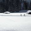 Die Loipe Ehrwald B4 führt Langläufer durch eine traumhafte Winterlandschaft.