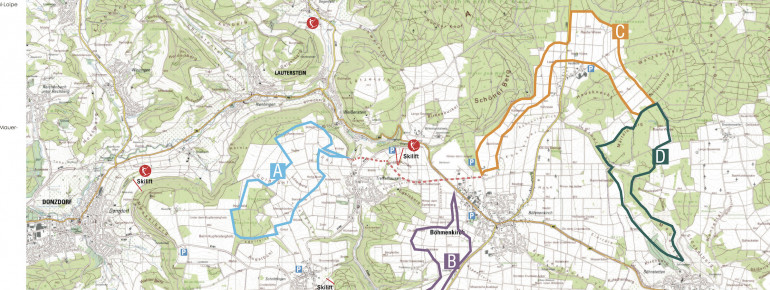 Loipenplan Treffelhausen - Böhmenkirch