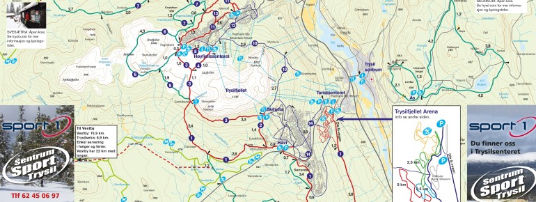 Loipenplan Trysil