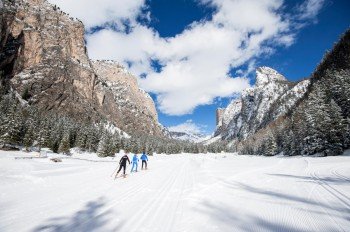 Die imposanten Dolomiten formen eine herrliche Kulisse.