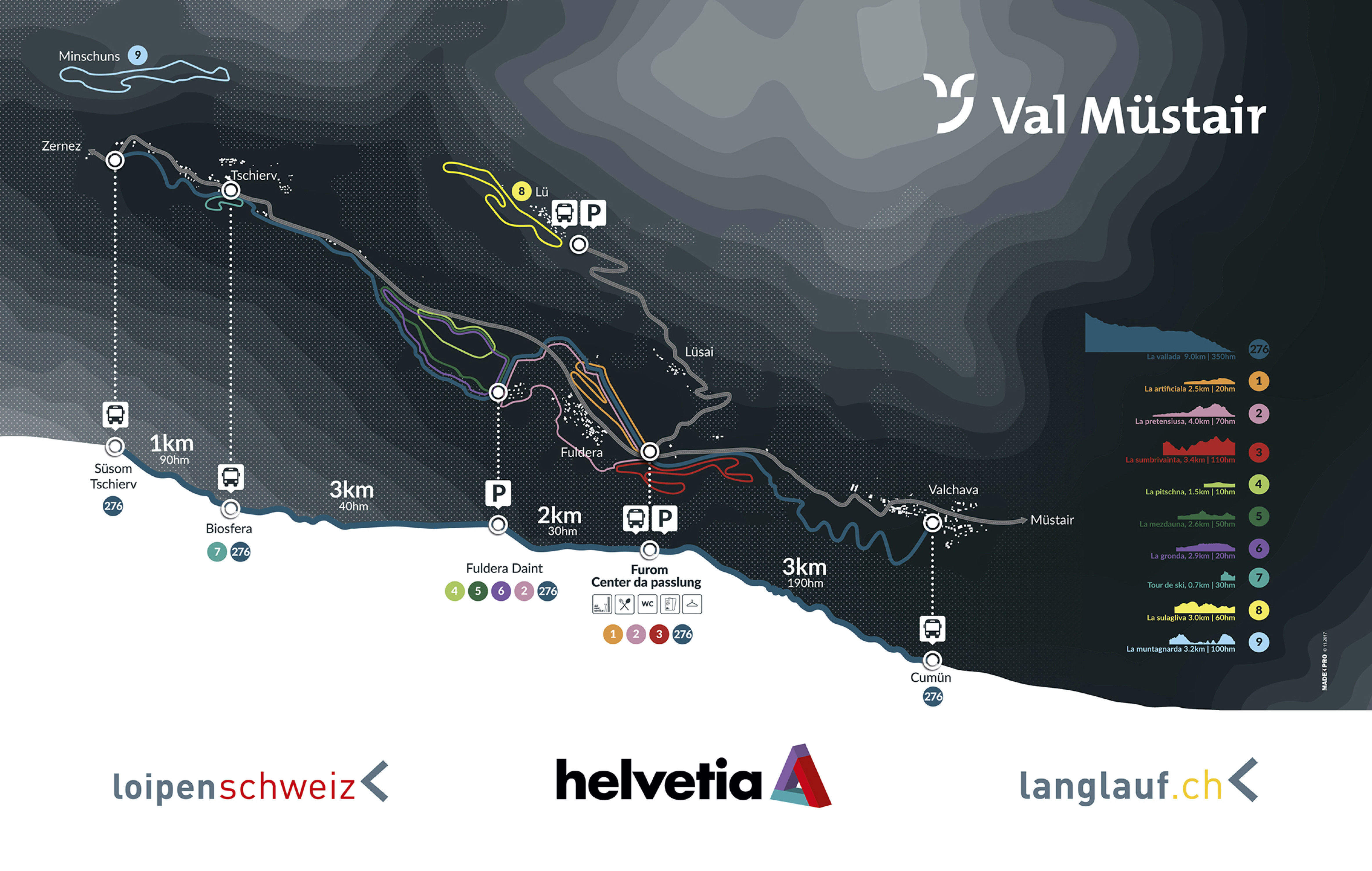 Loipenplan Val Müstair