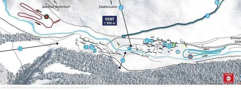 Loipenplan Vent