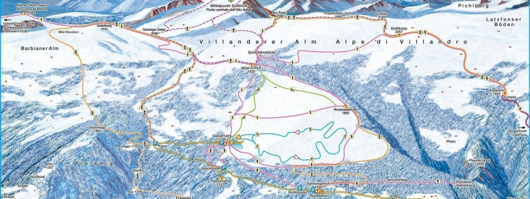 Loipenplan villandereralm