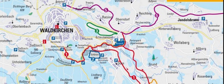 Loipenplan Waldkirchen