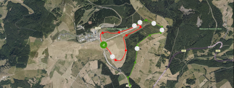 Loipenplan Wasserkuppe