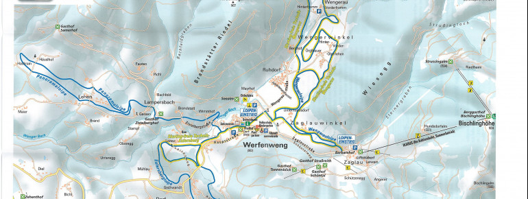 Loipenplan Werfenweng