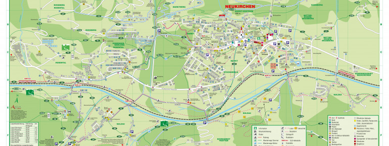 Loipenplan Wildkogel-Arena Neukirchen & Bramberg