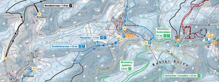 Loipenplan Altastenberg