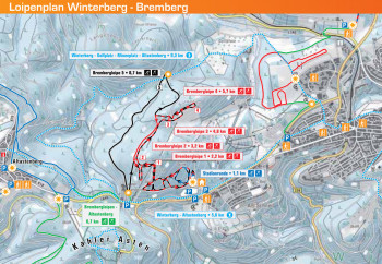 Loipenplan Winterberg Bremberg