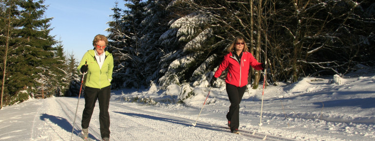 Am Bremberg bei Winterberg hast du fünf Loipen zur Auswahl.