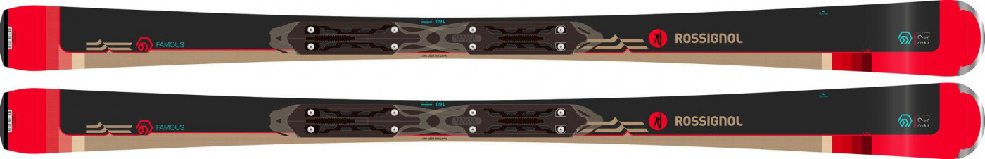 skis femme ROSSIGNOL FAMOUS 6 light series , XPRESS + Look Xpress 11 ( en PARFAIT état