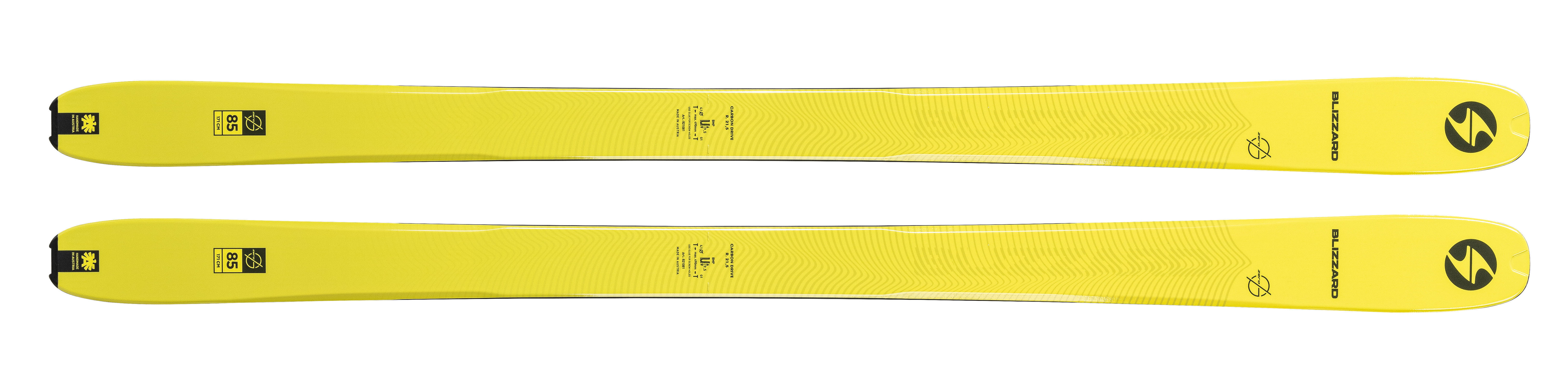 Blizzard Zero G 85 (Yellow) - Backcountry Touring Ski - Ski Review