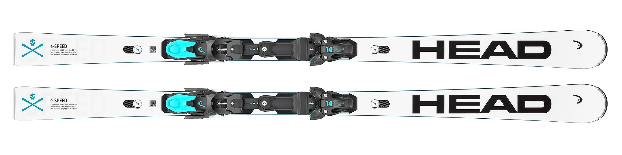 HEAD Worldcup Rebels Carbon Bâtons De Ski – Carbone Léger, Poignée Caoutchouc Racing, Pointe Tungstène – Unisexe, Bleu/Noir/Blanc, 135 Cm