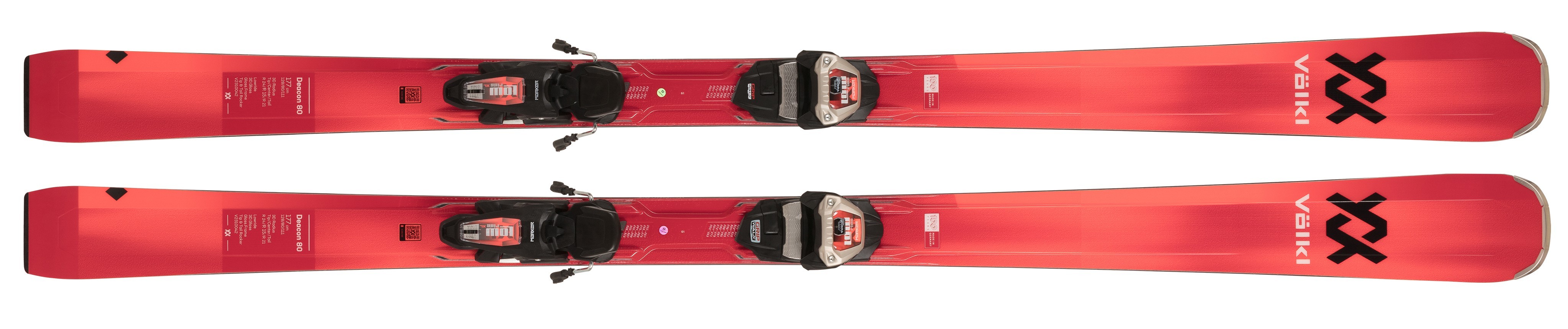 Völkl DEACON 80 172cm 2023 Volkl Deacon 80 172cm w/ Marker Lowride XL Binding | eBay